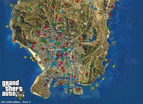 GameVision: GTA 5: All Collectible Locations – Map (GRAPHIC)