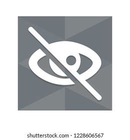 Hide App Icon Stock Vector (Royalty Free) 1228606567 | Shutterstock