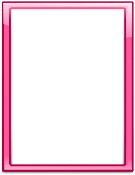 Pink Frame PNG Transparent Images, Pictures, Photos