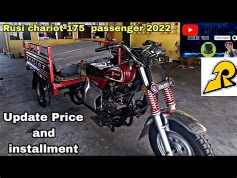 Rusi Chariot 175 Passenger 2022 Update Price and Installment. - YouTube