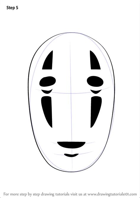 Learn How to Draw No-Face from Spirited Away (Spirited Away) Step by ...