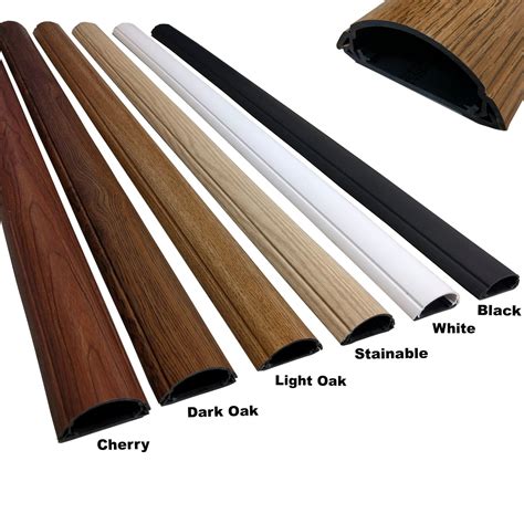 Dark Oak Wallsaver ChordSavers Indoor Wire Cord Cover Protector PVC ...