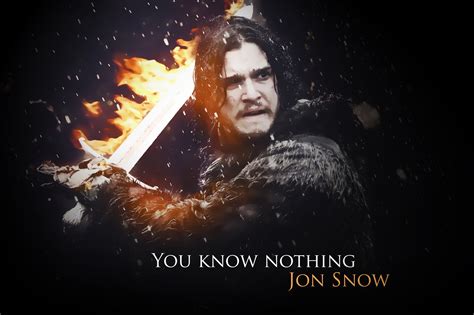 You know nothing Jon Snow by ovGG on DeviantArt