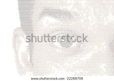 Part Of A Face / Ascii Art Stock Photo 22288708 : Shutterstock