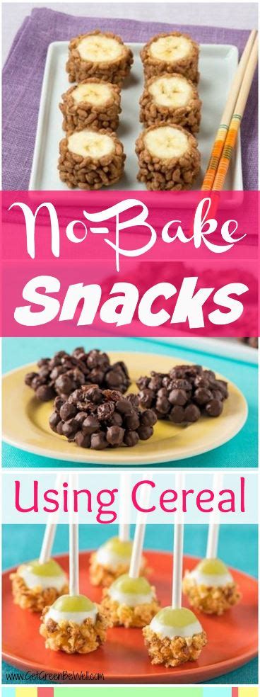 Fun and Easy No-Bake Snack Recipes For Kids - Get Green Be Well