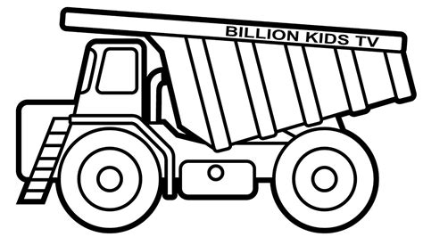 Dump Truck Coloring Pages Printable at GetDrawings | Free download