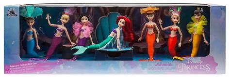 Disney Princess The Little Mermaid 30th Anniversary Ariel Sisters ...