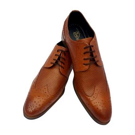 Designer Brown Leather Shoes at Rs 1100/pair in Delhi | ID: 14779007133