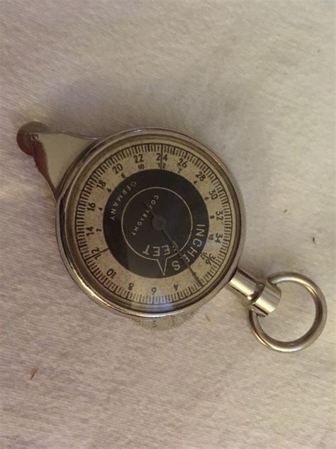 Vintage Opisometer Map Measure Tool Germany Inch To Foot | #1889966985