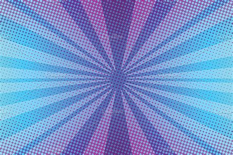 Violet rays pop art background | Illustrations ~ Creative Market