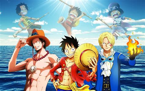 Luffy, Ace And Sabo One Piece Team Wallpapers - Wallpaper Cave