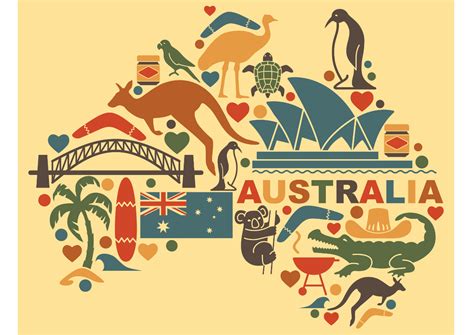 Traditional symbols of Australian culture and nature - Italianfood.net