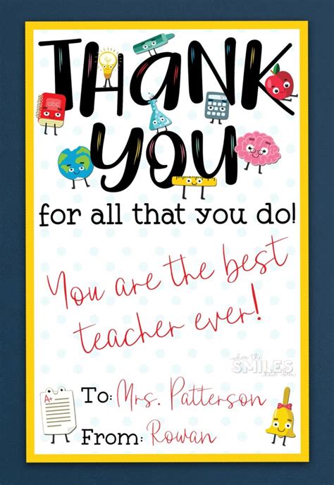 Thank You Teacher Appreciation Printable - Printable Word Searches