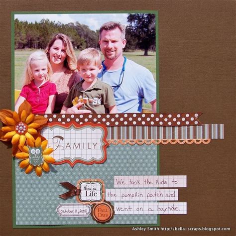 1000+ images about Scrapbook Pages (Family) on Pinterest | Circles, My ...