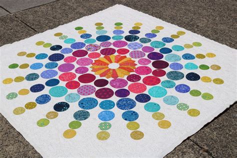 Circling circles quilt – Alison Glass Fabric | Circle quilt patterns ...