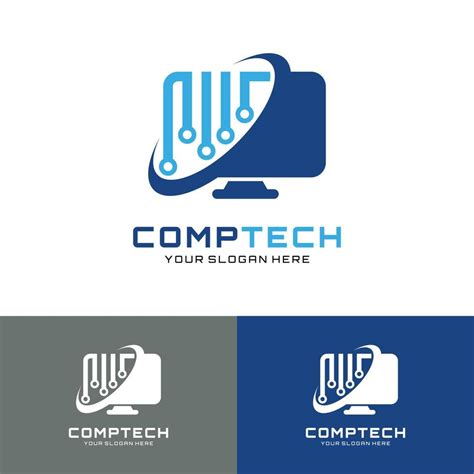 Screen Computer Tech, repair, services logo vector illustration 3474850 ...