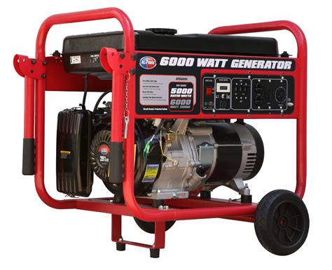 All Power 6000 Watt Generator, 6000W Gas Portable Generator for Home ...