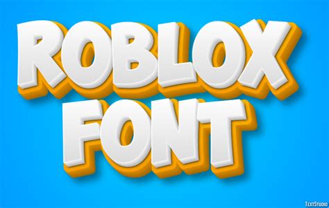 Roblox Font Text Effect and Logo Design Font💙 Conheça o mundo ...