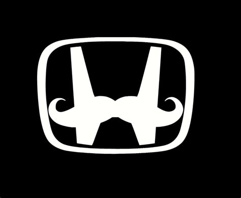 Honda Mustache Funny JDM Vinyl Decal Stickers