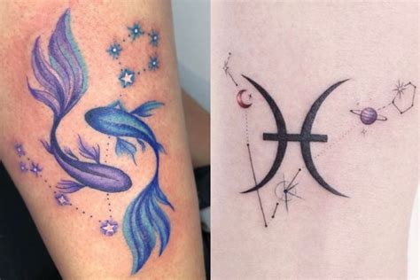 18 Pisces Tattoo Ideas Better Than Your Daydreams | Let's Eat Cake