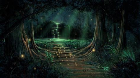 Fairy Forest at Night Wallpapers - Top Free Fairy Forest at Night ...