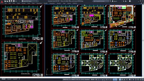 Shopping Mall, Office, and Leisure [DWG]