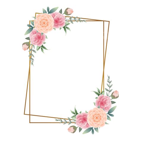 Roses Frame Border Vector - Infoupdate.org