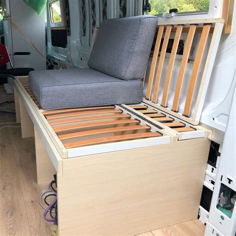 DIY Campervan Bed That Turns Into a Couch