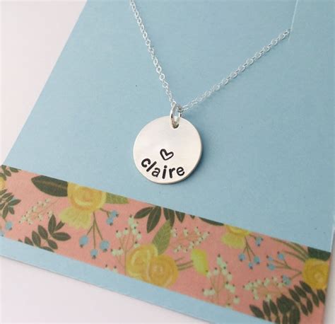 Kids Name Necklace Sterling Silver Name Necklace Sterling - Etsy