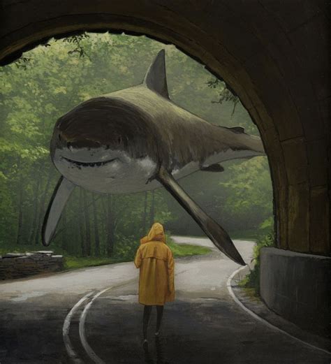 Surreal Shark Paintings: A Unique Artistic Perspective