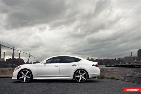 Luxury Visual Tweaks on Infiniti M37 Put on Vossen Rims — CARiD.com Gallery