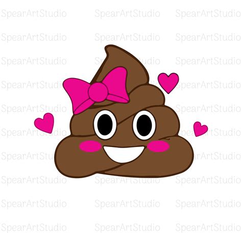 Poop Emoji SVG, PNG, PDF,Poop Face Emoji SVG, 55% OFF