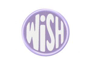 Wish Emblem Machine Embroidery Design – Blasto Stitch