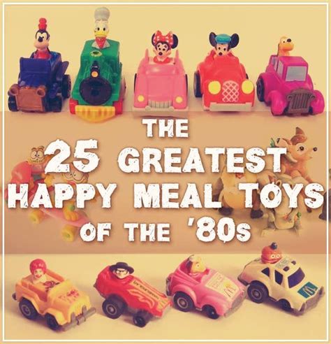 The 25 Greatest Happy Meal Toys Of The ’80s Mcdonalds Toys, Happy Meal ...