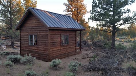 12×16 Cabin with 4′ Porch – Oregon TimberWerks