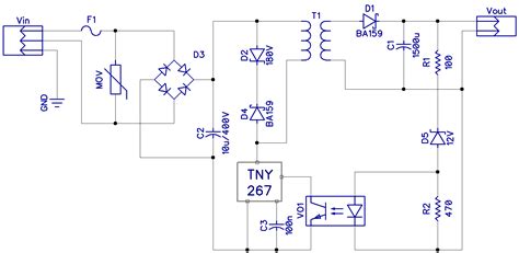 Schematic Diagram Of Power Supply 12v - Wiring Diagram and Schematics