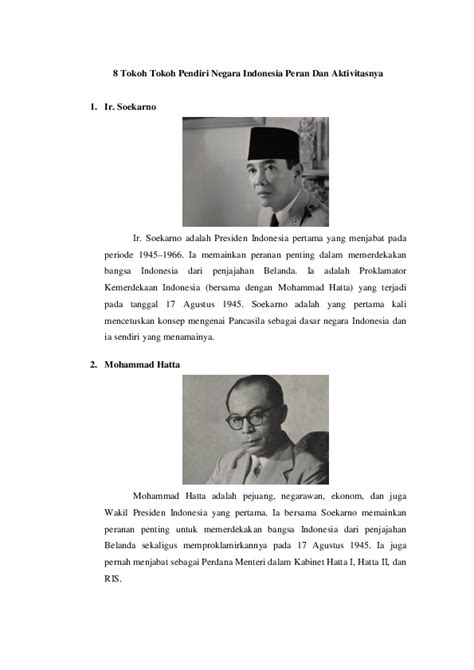 Biografi Tokoh Pendiri Negara Indonesia – Kotak Edu