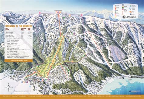 Tamarack Resort Trail Map | OnTheSnow