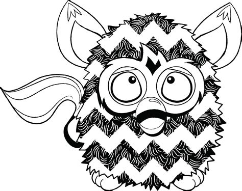 Furby Drawing at GetDrawings | Free download