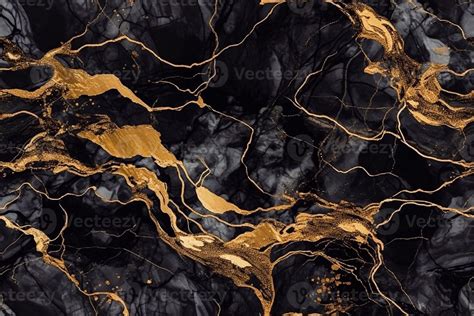 Luxury black and gold marble seamless texture background for creating ...