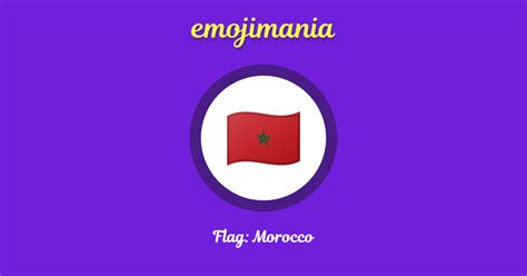 🇲🇦 Flag: Morocco emoji Copy & Paste - Emojimania