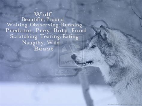 Wolf Poems And Quotes. QuotesGram