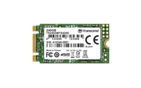 Transcend MTS420S 240GB 22x42mm M.2 Sata 3 Notebook SSD - TS240GMTS420S ...