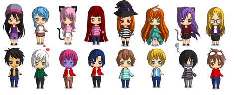 Aphmau Mystreet peeps chibis by ThePuppet101 | Aphmau, Aphmau fan art ...