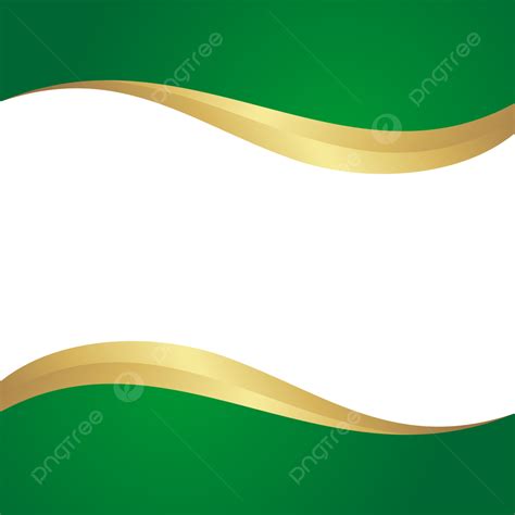 Green Gold Abstract Waves Template Background Design 1 Vector, Green ...