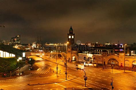 Hamburg at night stock photo. Image of church, panoramic - 23153750