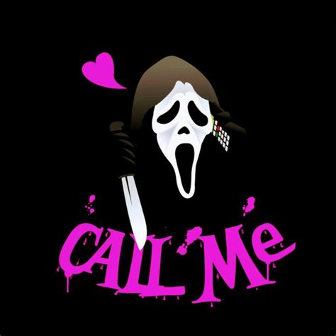 Ghostface - Call Me, Scream | Horror movies funny, Funny horror, Horror ...