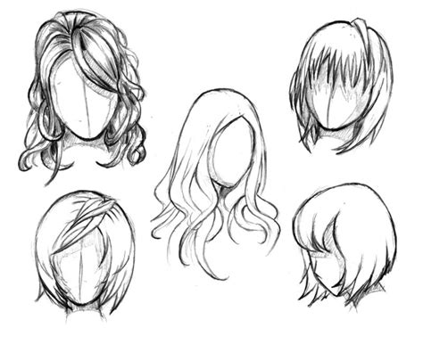 Complex ways/inspiration to draw hair | Manga hair, How to draw hair ...