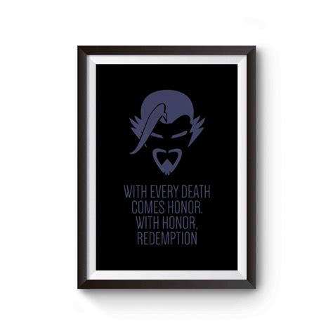 Overwatch Hanzo Quote Poster