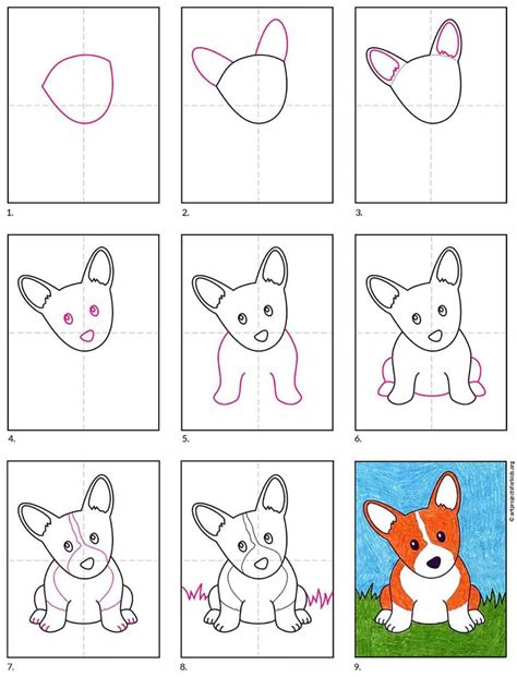 How to draw a dog - kcvsera